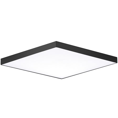 Maxim Lighting Trim 15.5" SQ LED Flush Mount 3000K 57675WTBK